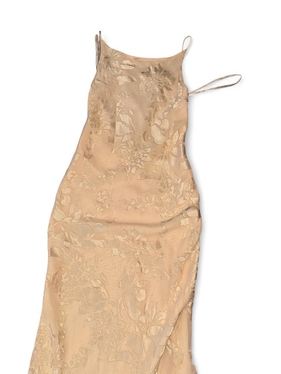Laundry By Shelli Segal Dresses & Skirts - Laundry By Shelli Segal Champagne Satin Elegant Dress